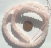 16 inch strand of 10x8mm Rose Quartz Dog Bones